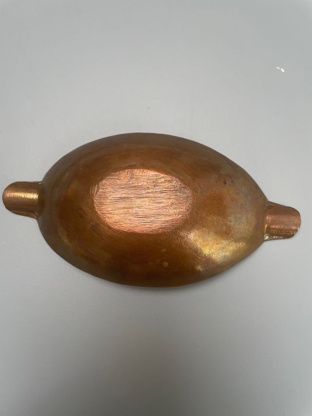 Cenicero cobre antiguo
