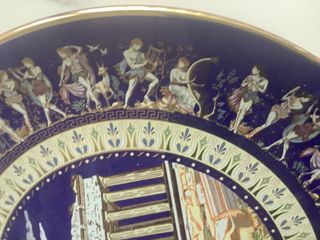 plato decorativo griego