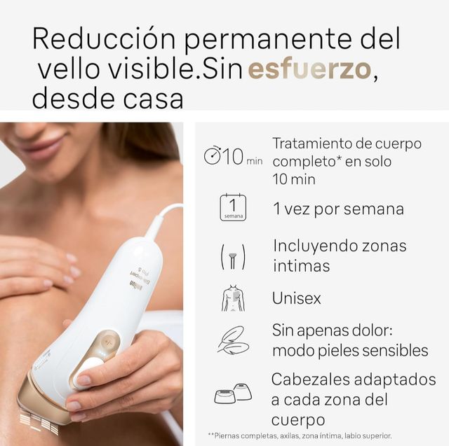 Depilación IPL Braun Silk expert Pro 5