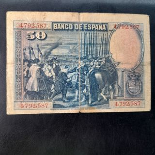 Billete 50 pesetas 1928