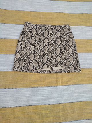 Falda piel serpiente NUEVA 