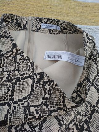 Falda piel serpiente NUEVA 