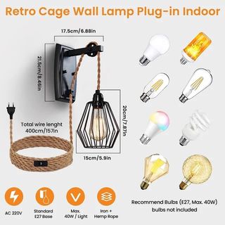 Aplique de pared vintage