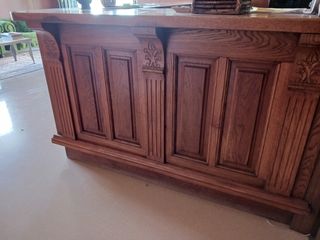 Mostrador oficina de madera