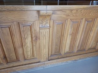 Mostrador oficina de madera