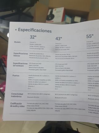 Tele tv televisor mi TV 4A 43"