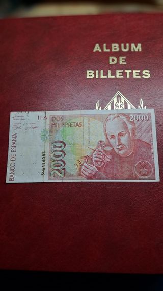 Billete 2000 pesetas 1992