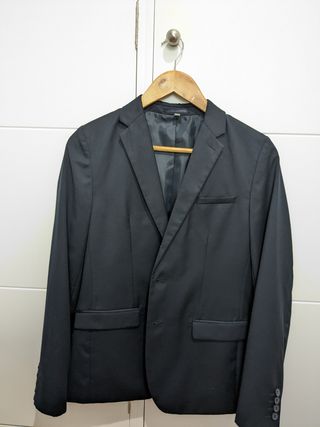 Americana azul marino niño