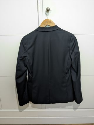 Americana azul marino niño