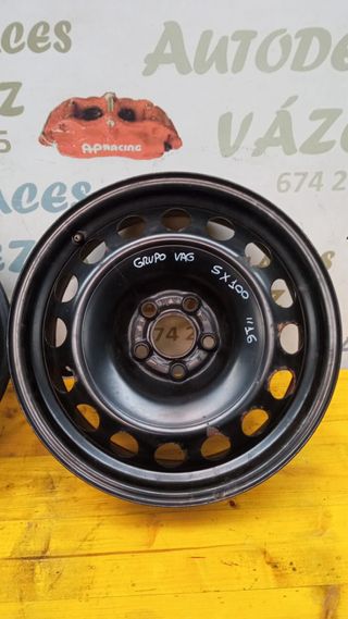 Llantas chapa en 16 Grupo Vag 5x100