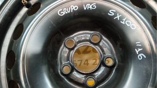 Llantas chapa en 16 Grupo Vag 5x100