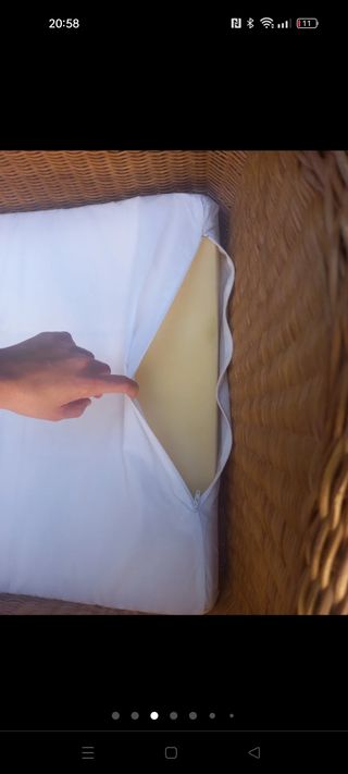 Cuna mimbre balacin Moisés antiguo