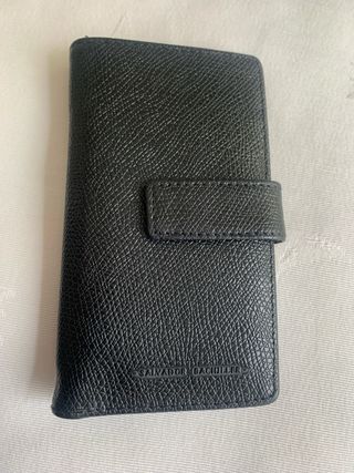 Tarjetero/ cartera de piel.