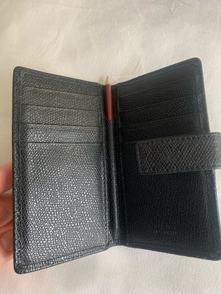 Tarjetero/ cartera de piel.