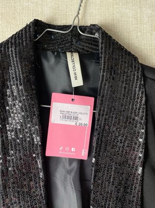 Blazer con strass
