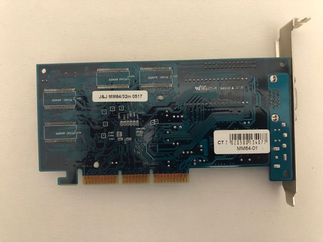 SCHEDA PCB VGA mm64-01 a4-m64/vantatv-e1- rara