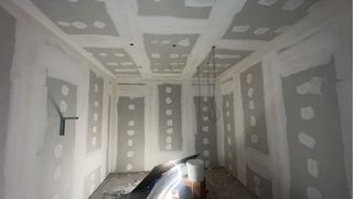 Monatdores de pladur y cinta de pladur y pintura