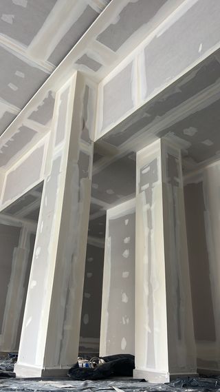 Monatdores de pladur y cinta de pladur y pintura