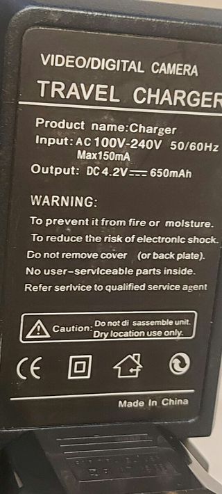 Cargador pilas CR16340