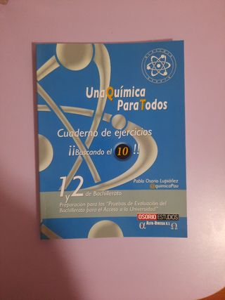 Libro Una Química Para Todos. Ejercicios