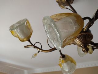 Juego de lámparas de bronce