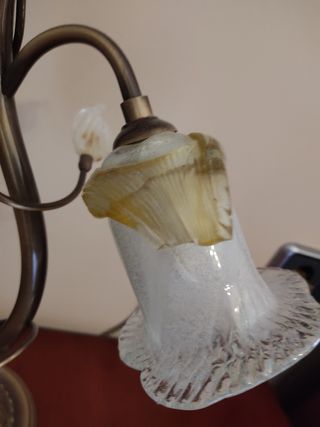 Juego de lámparas de bronce