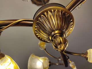 Juego de lámparas de bronce