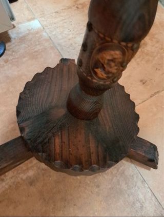 Mesa ajedrez antigua