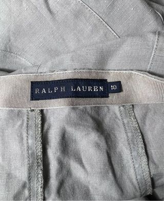 Gonna Donna Lino e Seta Lauren Ralph Lauren XL