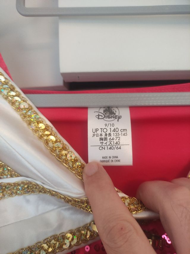 Disfraz princesa Disney