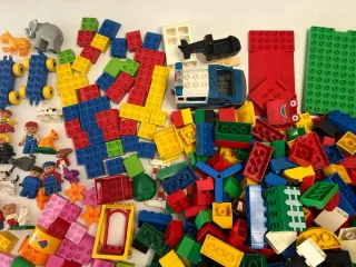 Set Lego Duplo da 3,5 kg, Bibuddi e Playmobil