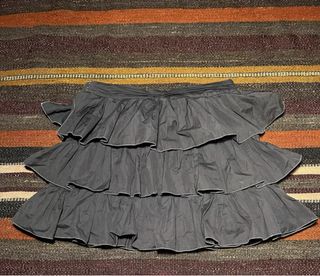 Ralph Lauren Black Silk Skirt S in Seta