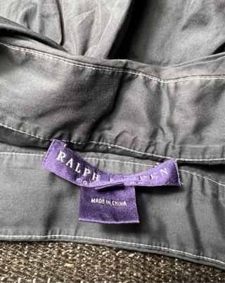Ralph Lauren Black Silk Skirt S in Seta