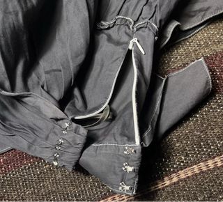 Ralph Lauren Black Silk Skirt S in Seta