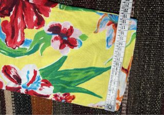 Lauren Ralph Lauren 100% Linen Floral  Yellow S