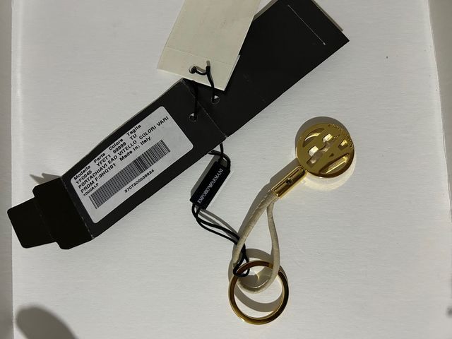 PORTACHIAVI EAD VITELLO in pelle emporio armani