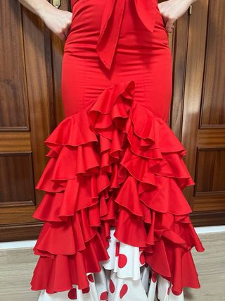 Traje de flamenca de 2 piezas
