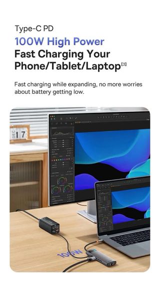 Hub 8en1 mackbook portatil ordenador windows