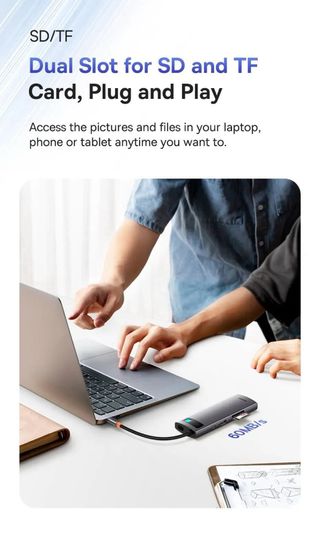 Hub 8en1 mackbook portatil ordenador windows