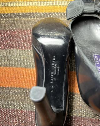 Ralph Lauren Purple Label 36 in black Leather