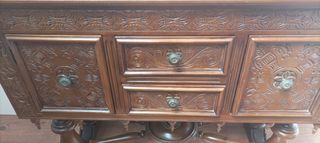 MUEBLE RECIBIDOR ENTRADA CONSOLA ANTIGUO MADERA