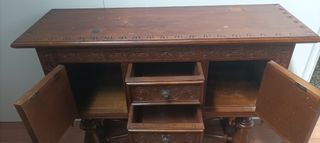 MUEBLE RECIBIDOR ENTRADA CONSOLA ANTIGUO MADERA