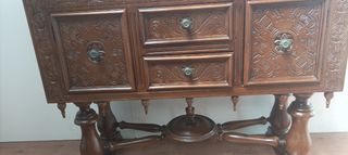 MUEBLE RECIBIDOR ENTRADA CONSOLA ANTIGUO MADERA