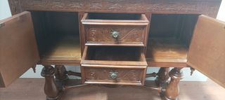 MUEBLE RECIBIDOR ENTRADA CONSOLA ANTIGUO MADERA