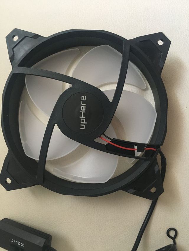 VENTOLA USB 120mm LED arcobaleno per pc