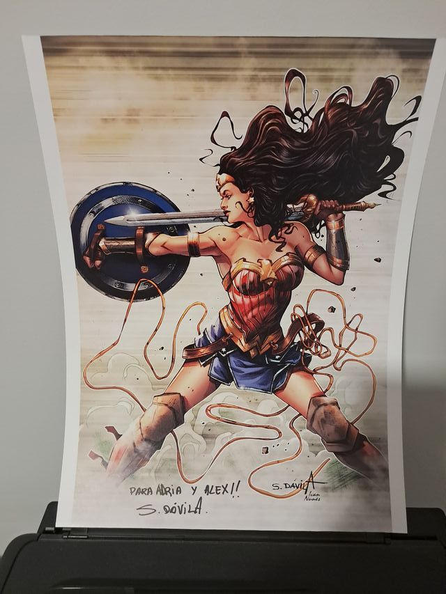 pack Sergio Dávila dibujante wonder woman