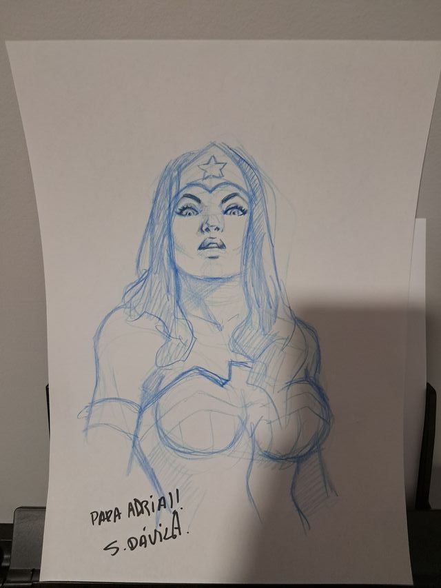 pack Sergio Dávila dibujante wonder woman