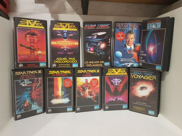 coleccion de star trek en vhs