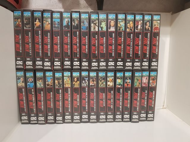 coleccion de star trek en vhs