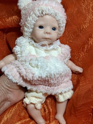 Reborn de silicona puede bañar